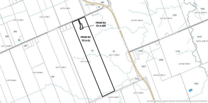 KEY MAP – 91 Route 300 East, The Nation, FILE NUMBER ZBL-3-2026