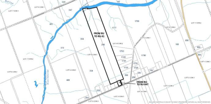 KEY MAP – 286 Route 200 East, The Nation, FILE NUMBER ZBL-7-2026