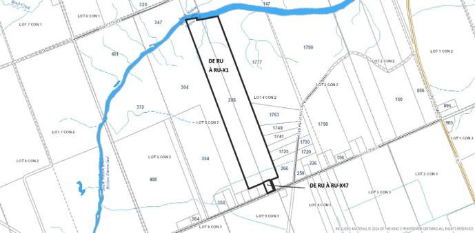 CARTE D’EMPLACEMENT – 286 route 200 est, La Nation, DOSSIER NO. ZBL-7-2026